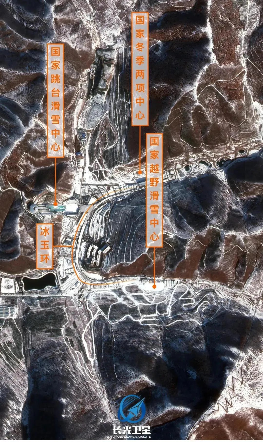 衛(wèi)星見證，這里如何變身“冬奧小城”