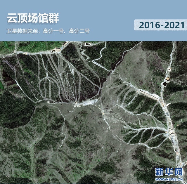 衛(wèi)星見證，這里如何變身“冬奧小城”