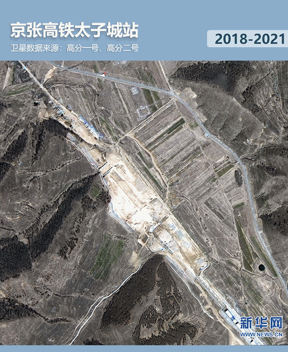 衛(wèi)星見證，這里如何變身“冬奧小城”