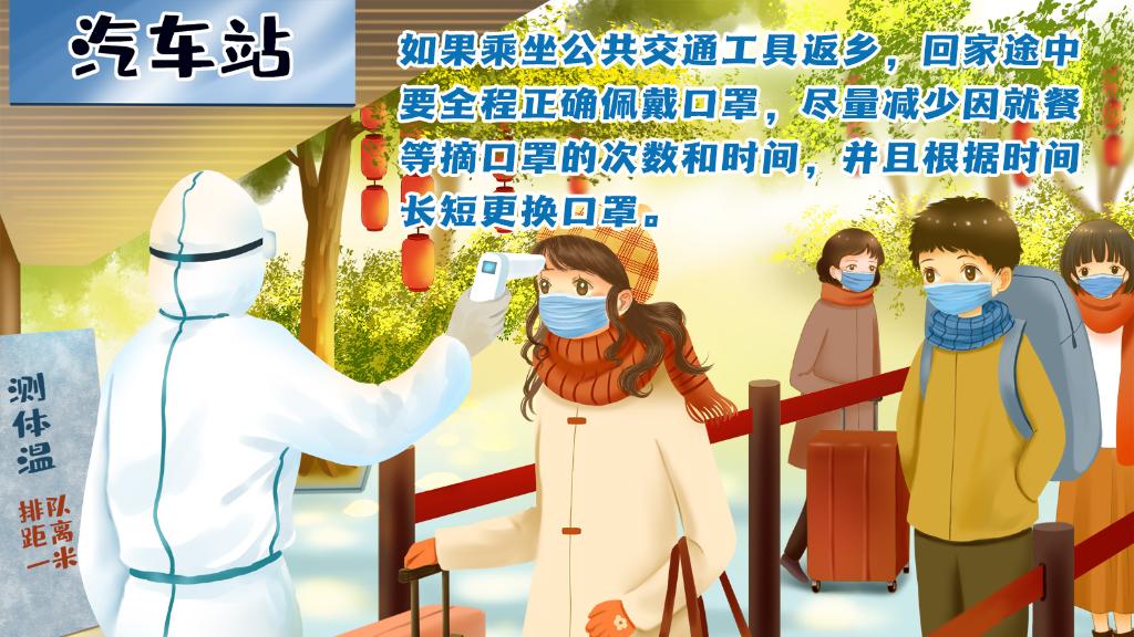 春運進行時，人在旅途如何做好防護？