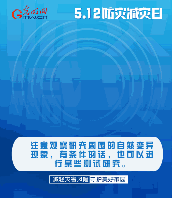 【動態(tài)海報】減輕災害風險，從這10個字開始