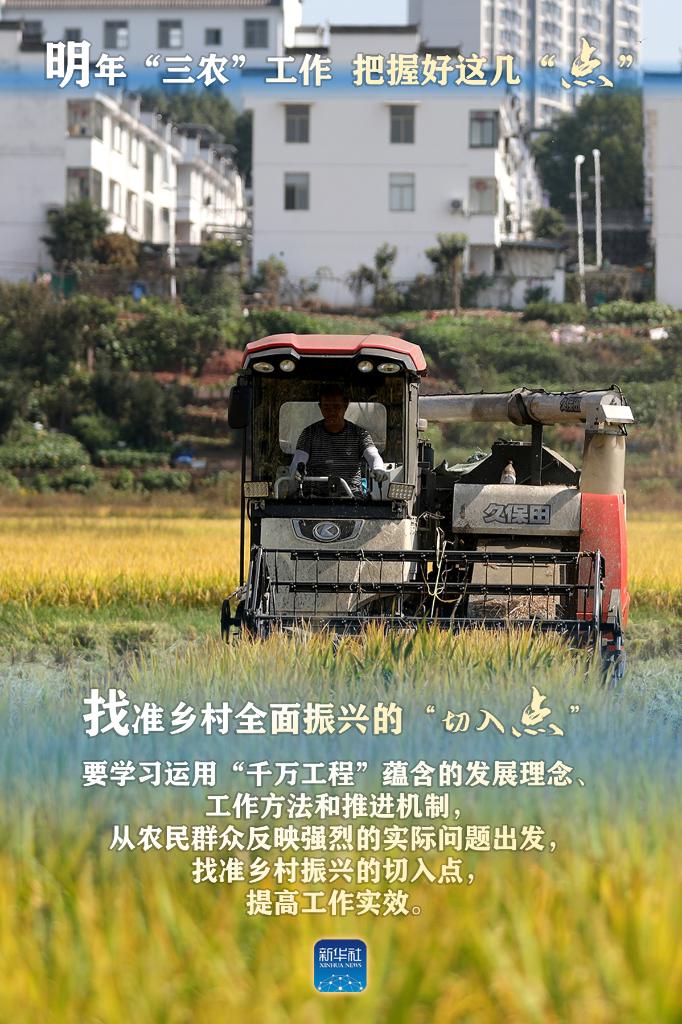 明年“三農(nóng)”工作，這幾個(gè)“點(diǎn)”要把握好