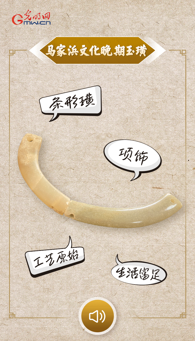 “文物會說話”有聲海報｜千年首飾光澤熠熠，映照先民富足生活