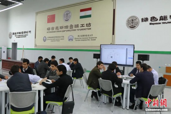 2023年4月，位于杜尚別的塔吉克斯坦魯班工坊課堂。張碩 攝