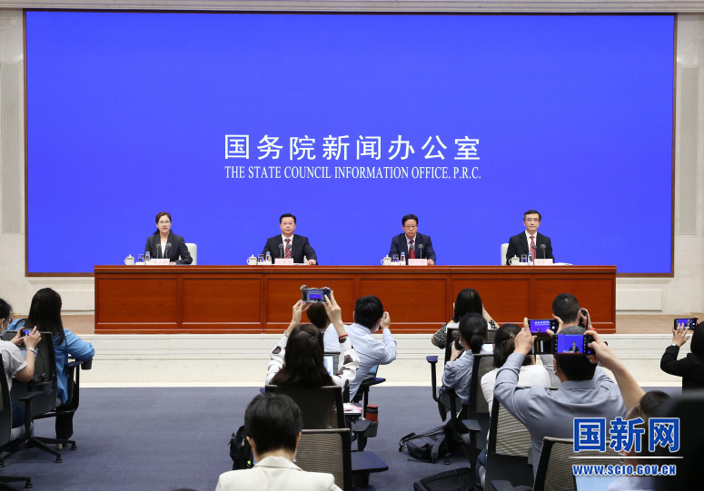 新聞發(fā)布會現(xiàn)場。圖片來源：國新網(wǎng) (張馨 攝)