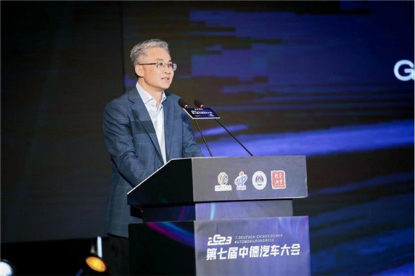嘉興市人民政府市長(zhǎng)李軍致辭。主辦方供圖