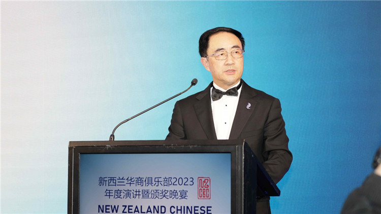 新西蘭華商聯(lián)合總會(huì)主席楊健。攝影：張凱