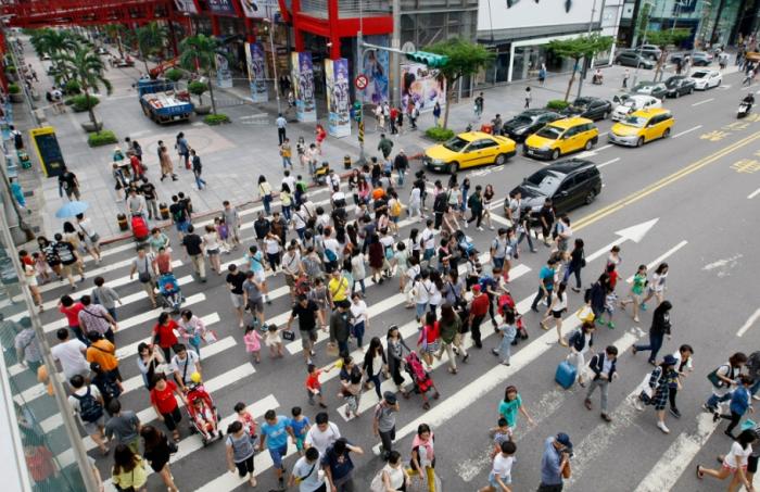 圖為信義商圈。圖片來源：臺灣“中時新聞網”。