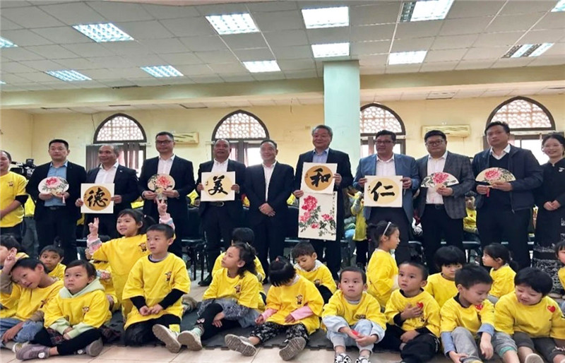 圖為2023“中華文化大樂園—埃及開羅營”閉幕式活動現(xiàn)場。主辦方供圖