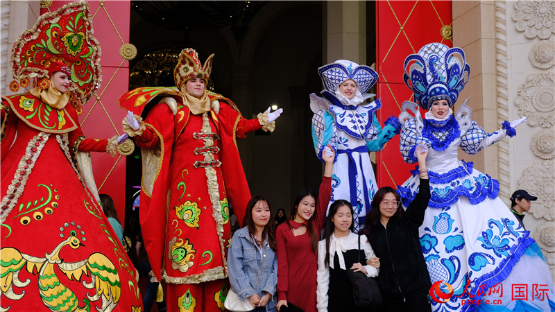 北京展覽館舉辦首屆俄羅斯“謝肉節(jié)”慶?；顒?dòng)。人民網(wǎng) 褚夢(mèng)琦攝