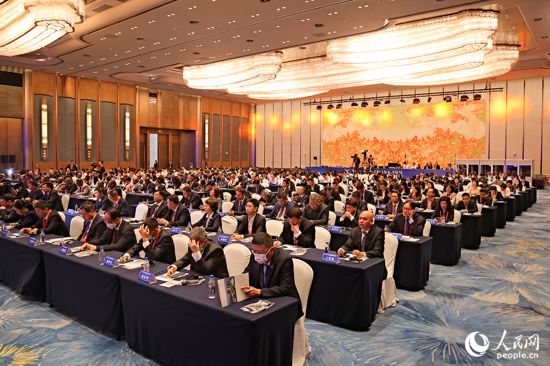 與會嘉賓濟(jì)濟(jì)一堂。人民網(wǎng)記者 陳博攝