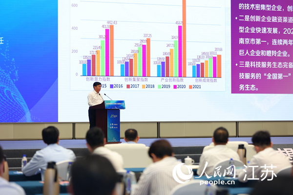 2022南京江北新區(qū)創(chuàng)新活力指數(shù)發(fā)布。江北新區(qū)供圖