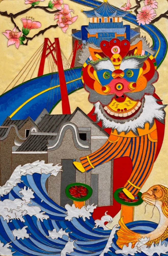中小學(xué)生創(chuàng)新創(chuàng)意設(shè)計成果首次登上文博會。參展觀眾供圖