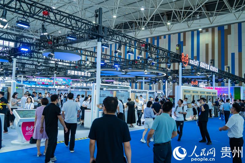 2、2024數(shù)博會共吸引400余家展商參展。人民網(wǎng) 陽茜攝.jpg