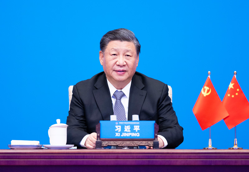 2023年3月15日，習近平主席在北京出席中國共產(chǎn)黨與世界政黨高層對話會，并發(fā)表題為《攜手同行現(xiàn)代化之路》的主旨講話。