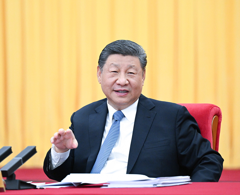 2025年3月6日，習(xí)近平總書記看望參加全國政協(xié)十四屆三次會議的民盟、民進、教育界委員，并參加聯(lián)組會。