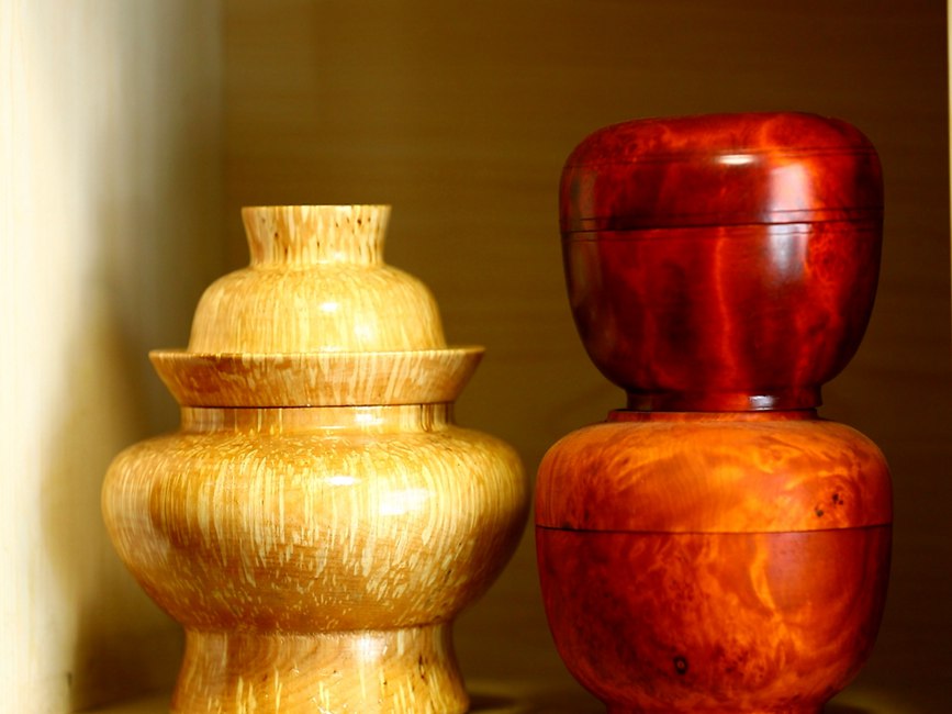 藏地木碗成品。